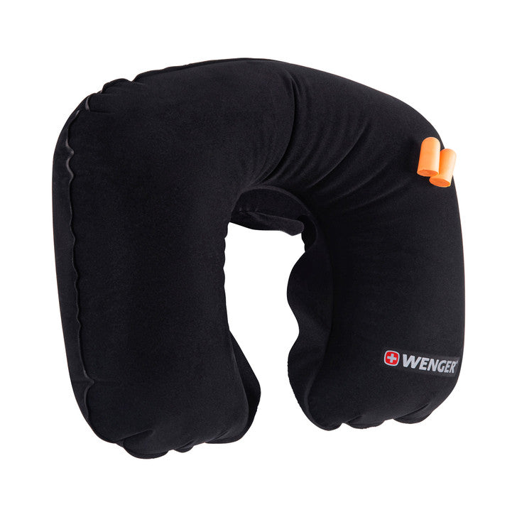 611885 - Inflatable Neck Travel Pillow with Earplugs
