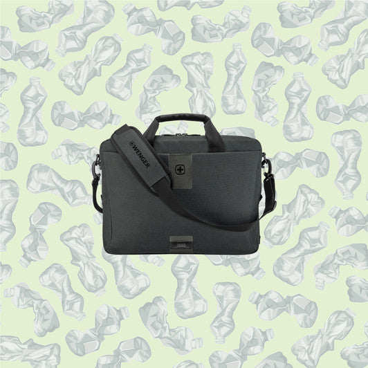 MX ECO Brief 16in Laptop Briefcase Charcoal