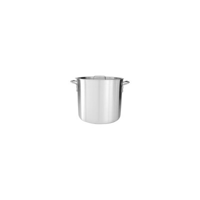 Caterchef Aluminum Stockpots with Lids - Commercial Deep Boiling Pots (8L-140L)
