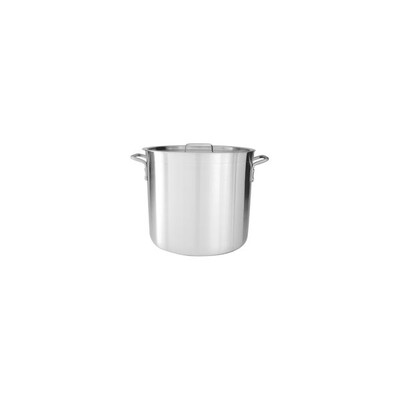 Caterchef Aluminum Stockpots with Lids - Commercial Deep Boiling Pots (8L-140L)