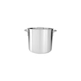 Caterchef Aluminum Stockpots with Lids - Commercial Deep Boiling Pots (8L-140L)