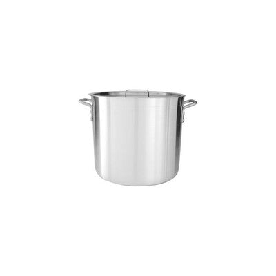 Caterchef Aluminum Stockpots with Lids - Commercial Deep Boiling Pots (8L-140L)