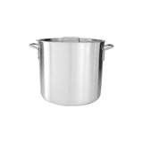 Caterchef Aluminum Stockpots with Lids - Commercial Deep Boiling Pots (8L-140L)