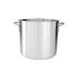 Caterchef Aluminum Stockpots with Lids - Commercial Deep Boiling Pots (8L-140L)