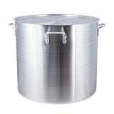 Caterchef Aluminum Stockpots with Lids - Commercial Deep Boiling Pots (8L-140L)