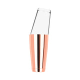 Zanzi Shaking Boston Cocktail Base & Glass Rose Gold 700Ml