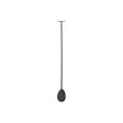 Zanzi Tail Disk Bar Spoon W/Muddler Gun Metal 300X29X25Mm