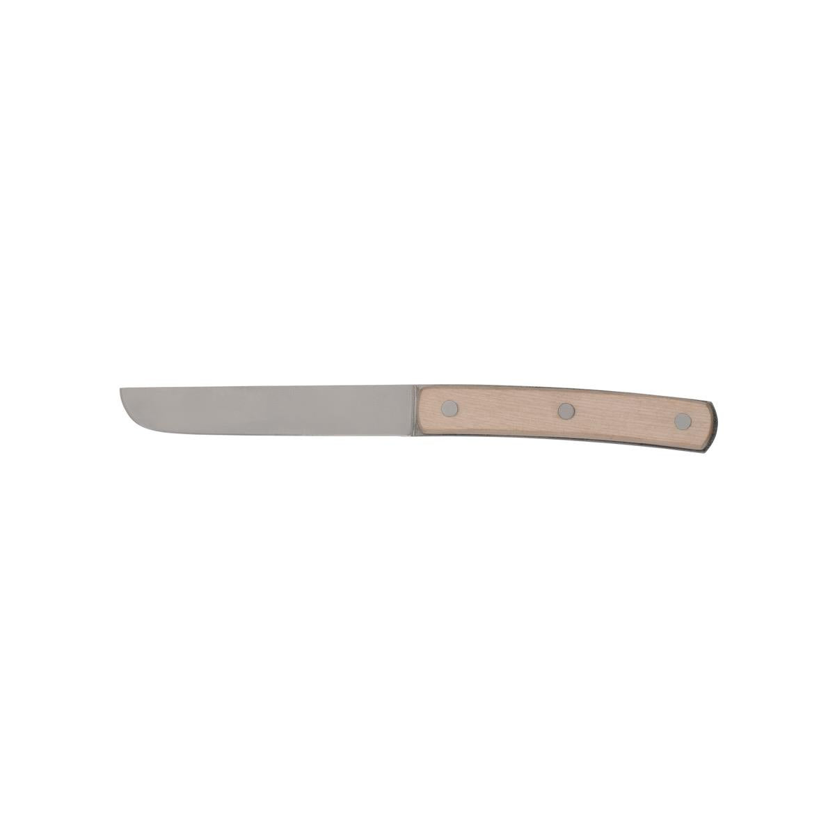 Tablekraft Vintage Steak Knife -S/S Acid Wash Natural Handle (Sold in sets of 12)