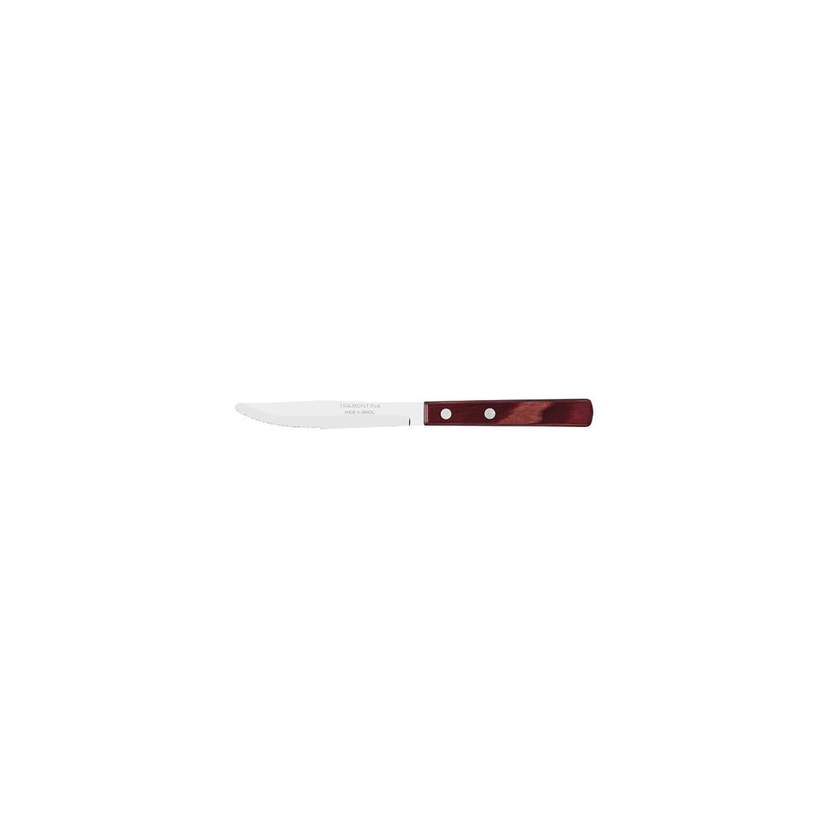 Tramontina Polywood Steak Knife-Serrated Narrow (Sold in sets of 12)
