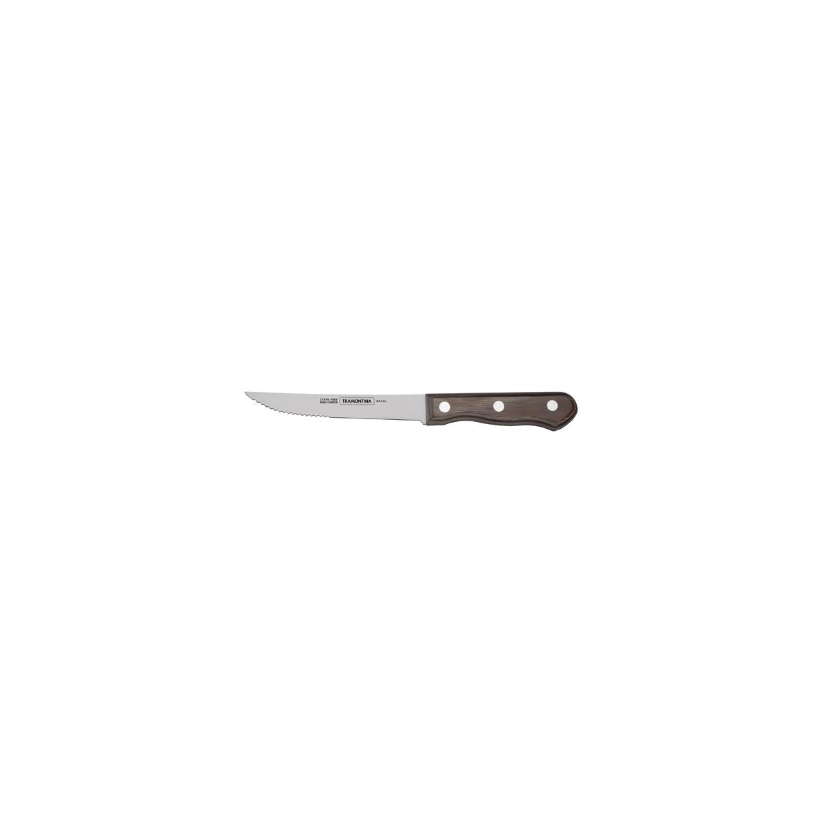 Polywood 5" Jumbo Steak Knife 11-Serrated Narrow Brown