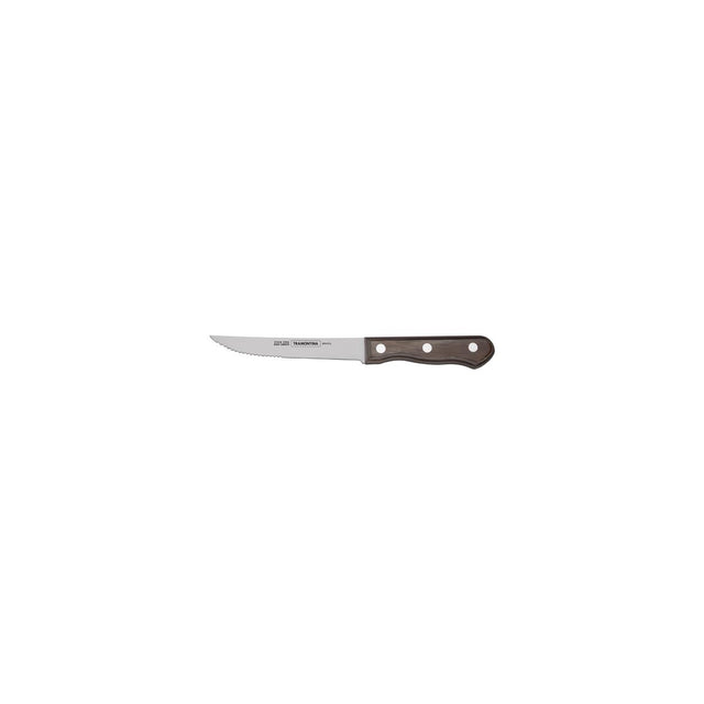 Polywood 5" Jumbo Steak Knife 11-Serrated Narrow Brown