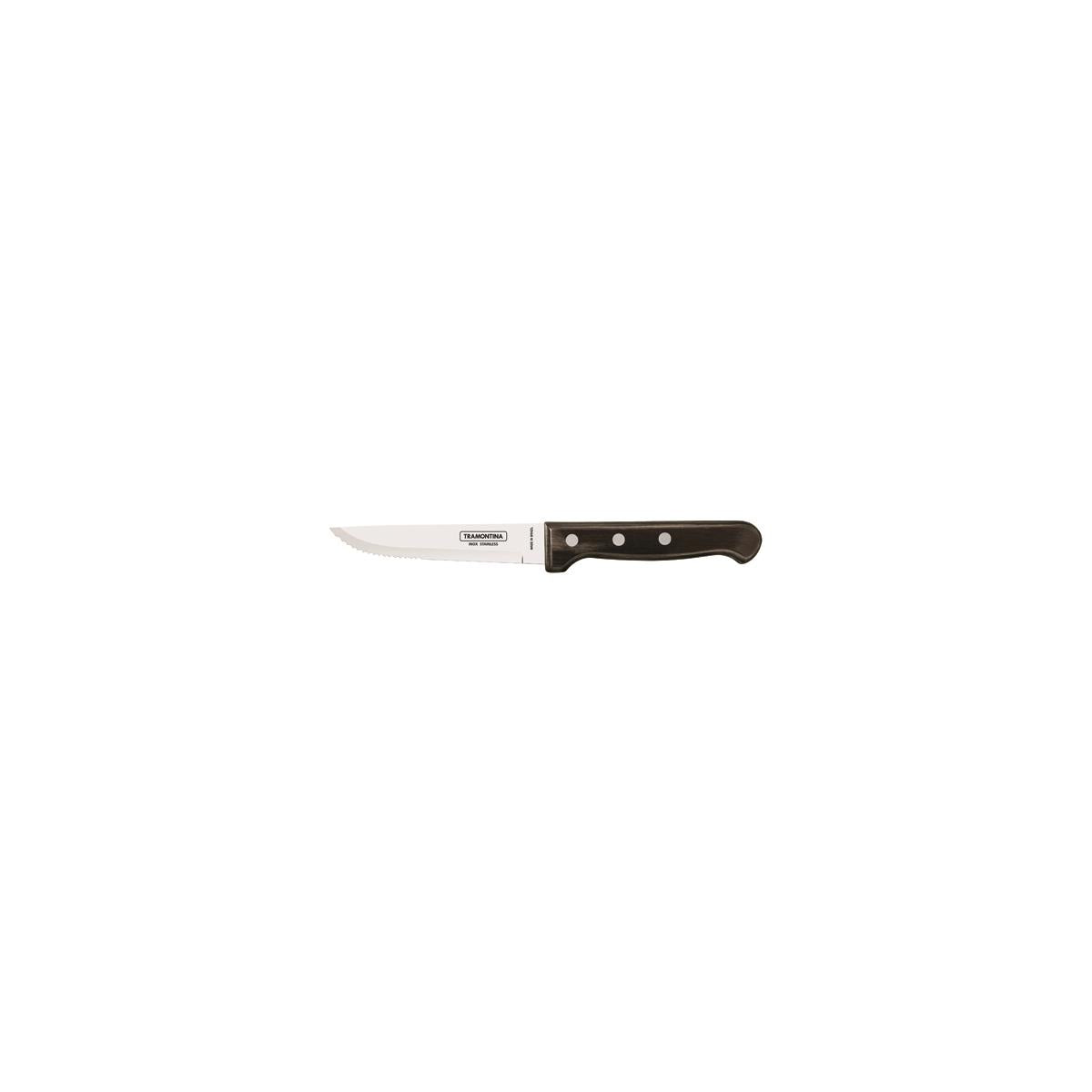 Tramontina Polywood 5" Gaucho Steak Knife-Serrated (Sold in sets of 12)