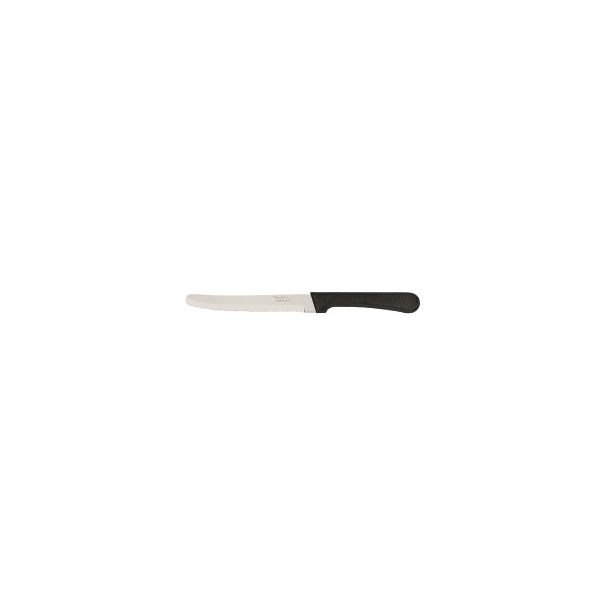 Plenus 5" Fruit/Steak Knife 23-Serrated Narrow Black Pp