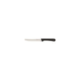 Plenus 5" Fruit/Steak Knife 23-Serrated Narrow Black Pp