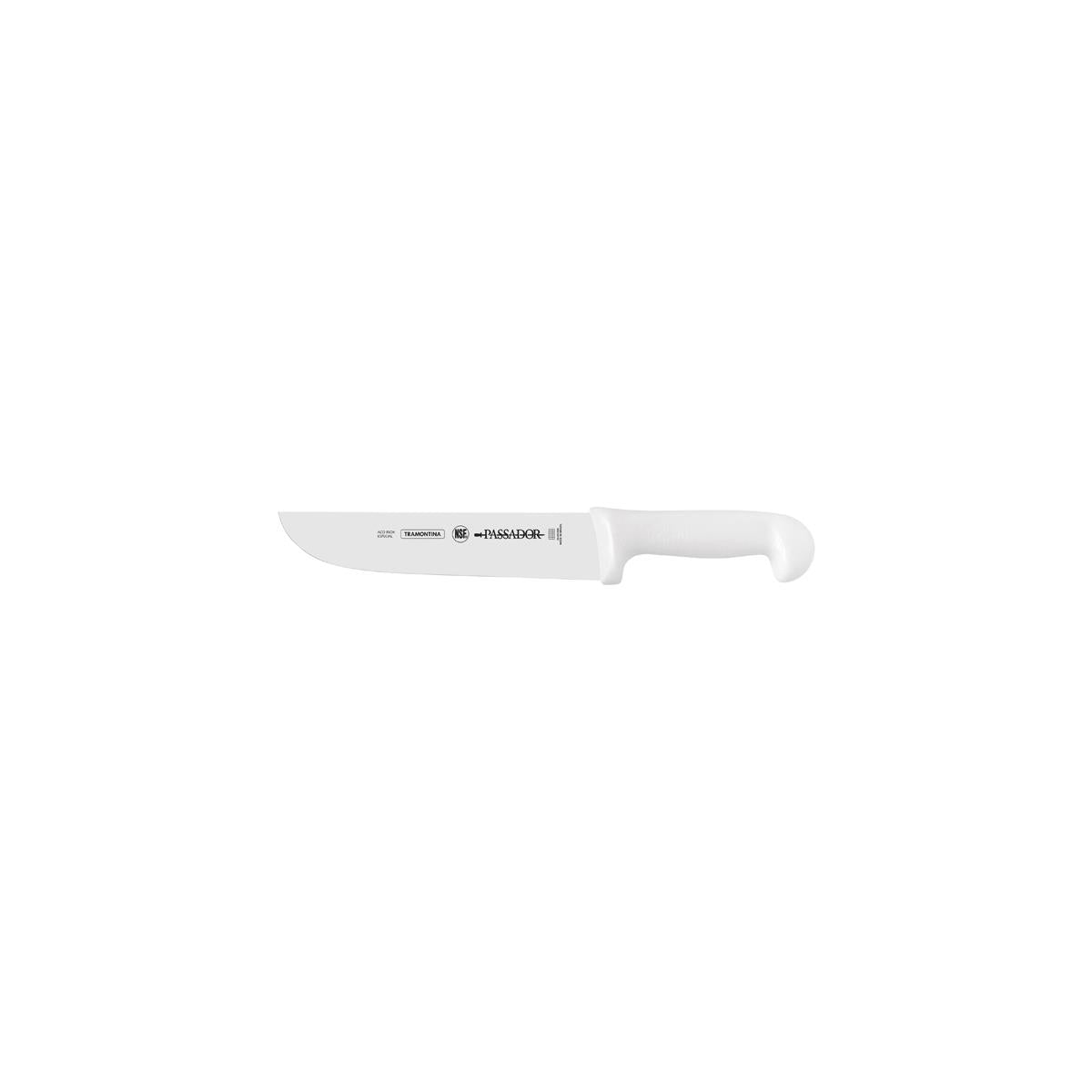 Professional 8" Butcher Knife 20-Straight Wide White
