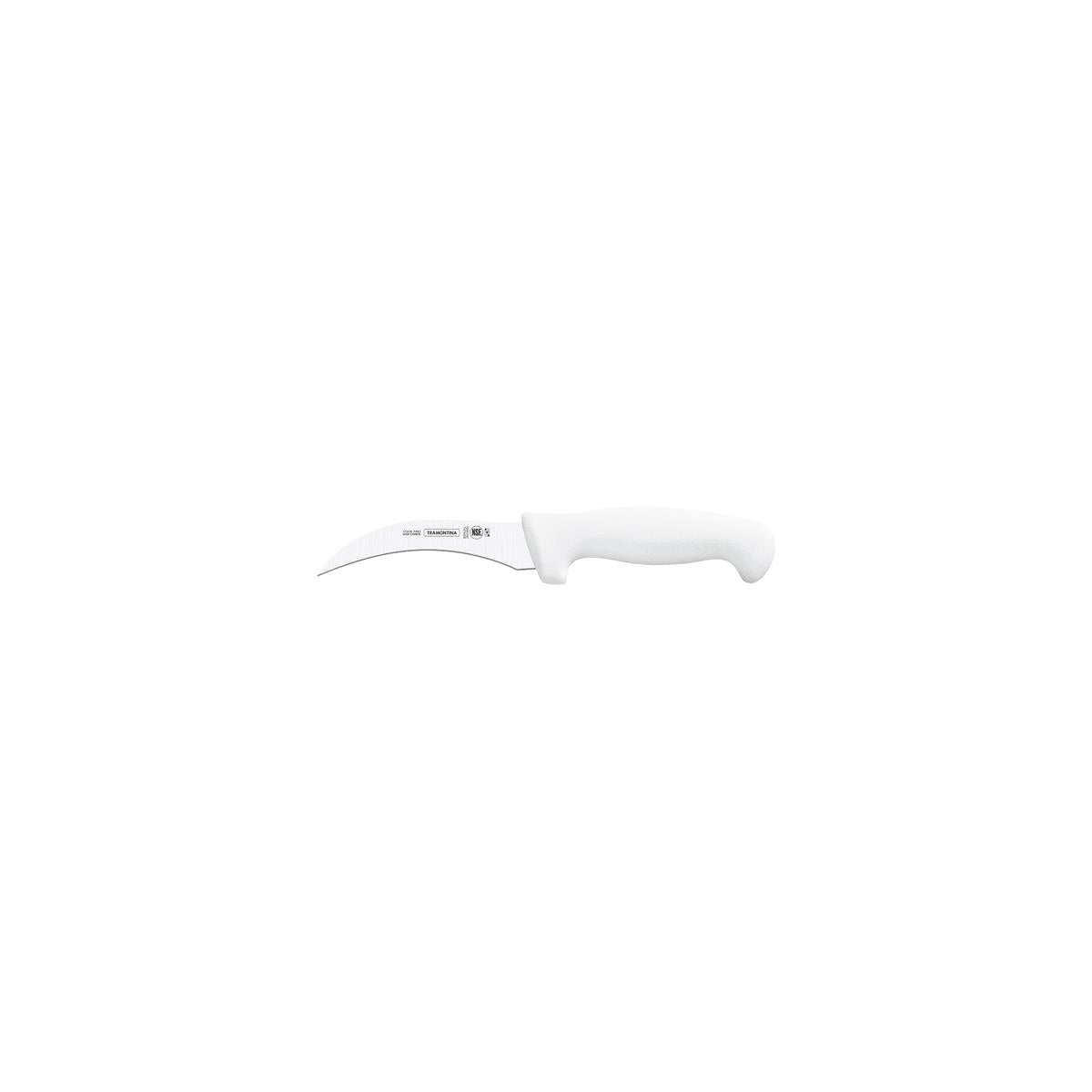 Tramontina Professional 4" Jowl Knife-Curved Narrow White