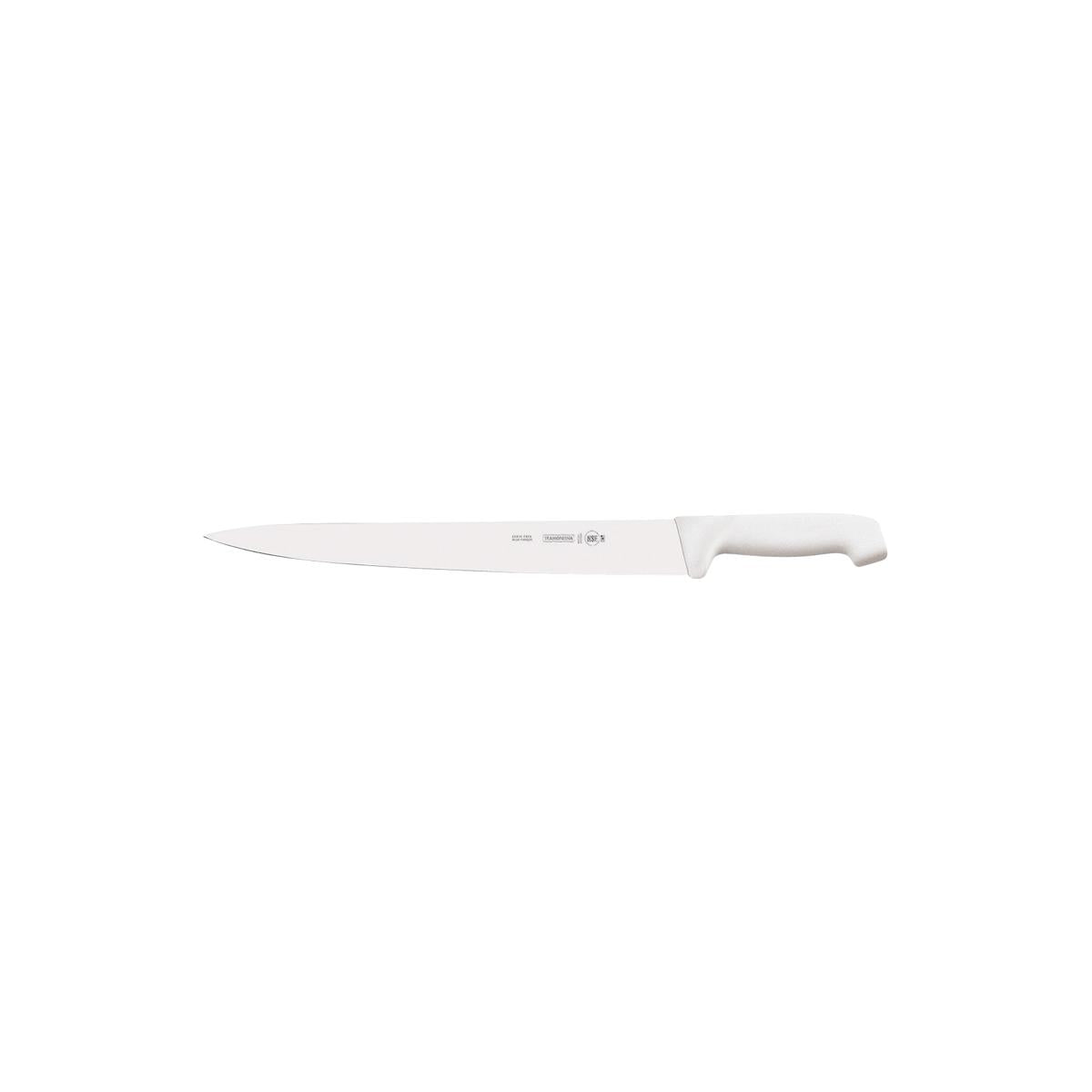 Professional 14" Butcher Knife 23-Curved Wide White