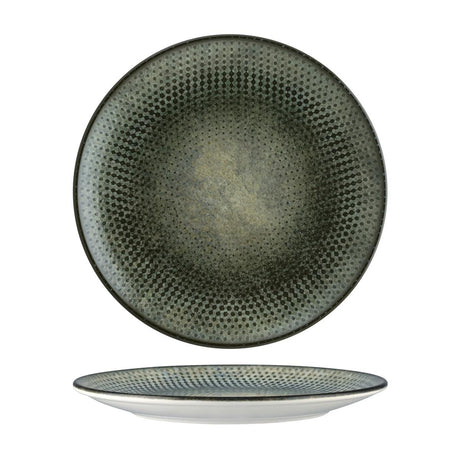 Bonna Lenta Olive Round Coupe Plate 270Mm (Lntolgrm27Dz)