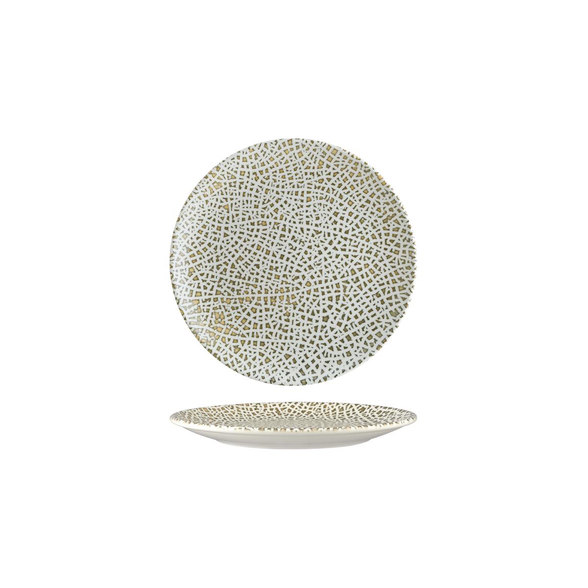 Bonna Lapya Wood Round Coupe Plate (Sold in sets of 12)