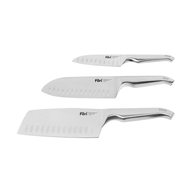 27176 - Furi Asian Style Knife 3Pc Set (41383) Set of 3 (Sold in sets of 3)