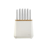 27270 - Furi Pro Stone 6Pc Knife Block Set Snow Terrazo (41511)