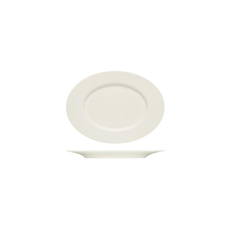 Bauscher Purity Oval Platter W/Rim 240X175Mm