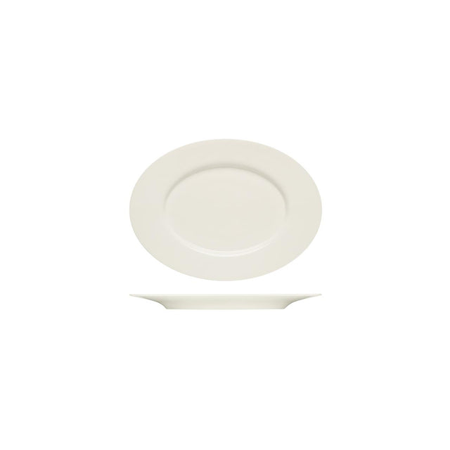 Bauscher Purity Oval Platter W/Rim 240X175Mm