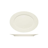 Bauscher Purity Oval Platter W Rim (Sold in sets of 12)
