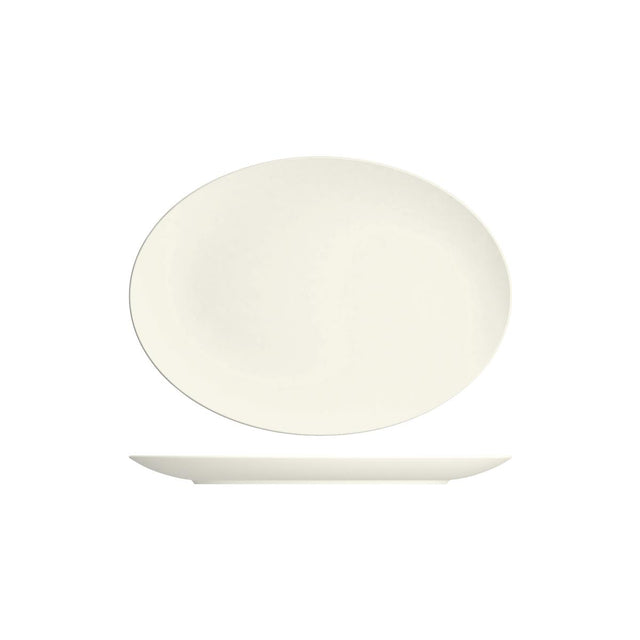 BHS6692233 - Bauscher Purity Oval Coupe Platter (Sold in sets of 6)