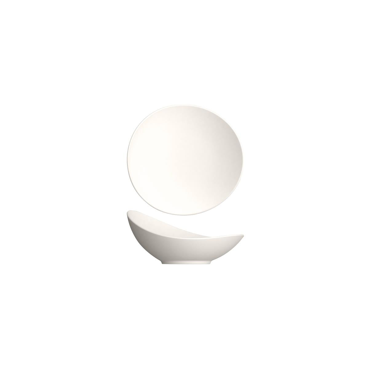 Bauscher Purity Asymmetric Dish (Sold in sets of 6)