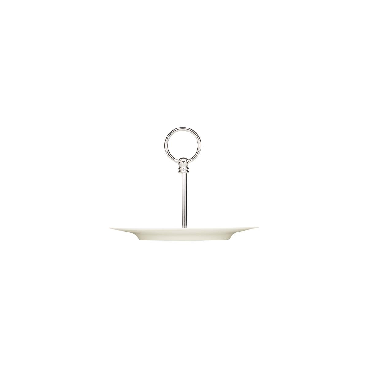 Purity Serving Stand 1 Tier Flat Plate W/Rim 225x170mm Set of 2 (Sold in sets of 2)