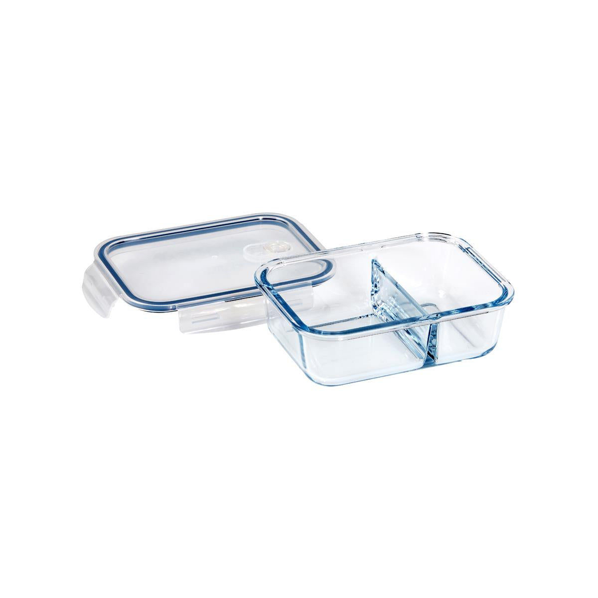Eterna Glass Containers 2 Div Rect 1000Ml