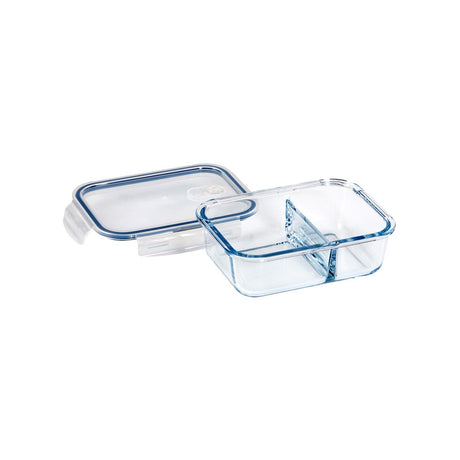 Eterna Glass Containers 2 Div Rect 1000Ml
