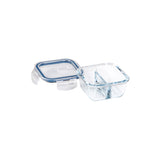 Eterna Glass Containers 2 Div Squ 300Ml