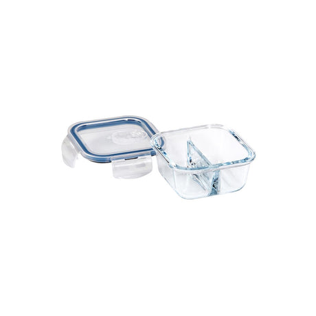 Eterna Glass Containers 2 Div Squ 300Ml