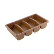 Evelin Gastronorm Cutlety Tray 4 Compartment 295X520X100Mm