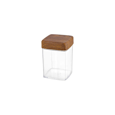 Evelin Square Cannister With Lid 100X100X140Mm