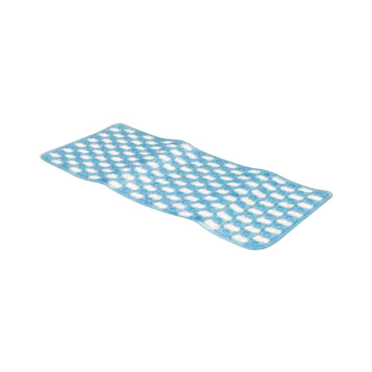 IMMERSE5015 - Immerse Bathroom Bathmat Pvc Transparent 380x820mm Blue (Sold in sets of 3)