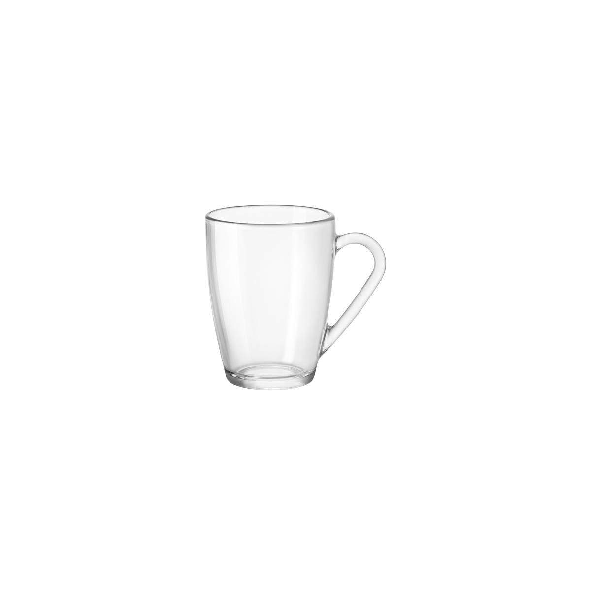 Bormioli Rocco Icon Mug W/Handle 340ml Clear (4.16831) (Sold in sets of 6)
