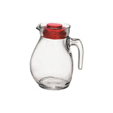 Bormioli Rocco Sangria Jug W/Red Lid 1.5L Clear (3.35940) (Sold in sets of 12)