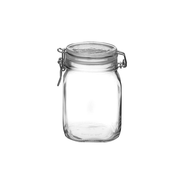 Bormioli Rocco Fido Jar 1.0Lt Clear Lid (1.49220)