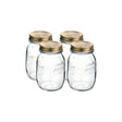 340-013SET - Quattro Stagioni Jar W/Lids 90mm 0.5L 4Pc Set (349750Cba021 Set of 4 (Sold in sets of 4)