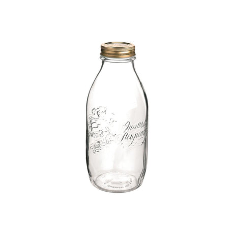 340-018 - Quattro Stagioni Bottle 94mm, 1.0L (3.65600) 340-030 Lid (Sold in sets of 12)
