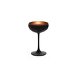 Stolzle Olympic Champagne Coupe 230Ml Matt Black/Bronze