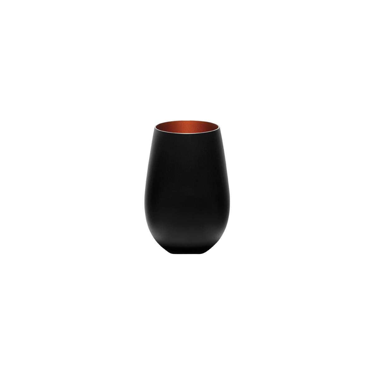 Stolzle Olympic Tumbler 465Ml Matt Black/Bronze