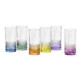 RCR363-661 - Rcr Brillante Highball 370Ml Assorted 6Pc Set  (27626020206)