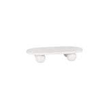 Chef Inox Serve Oval Platter Marble L/Ball Feet 460x260x85mm