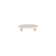 Chef Inox Serve Rnd Marble Display Stand Metal Legs 230X55Mm