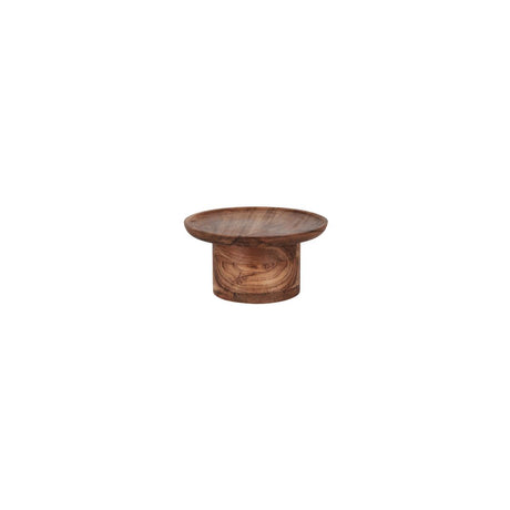 Chef Inox Serve Round Cake Stand Pilar Acacia 200X100Mm