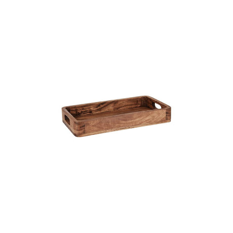 Chef Inox Serve Rectangular Deep Trays Acacia 355X200X50Mm